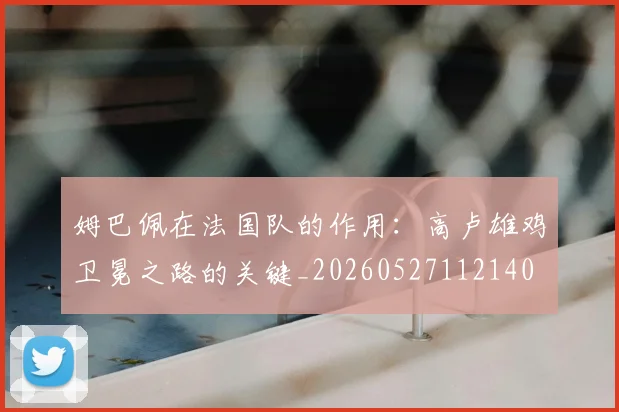 姆巴佩在法国队的作用：高卢雄鸡卫冕之路的关键_20260527112140